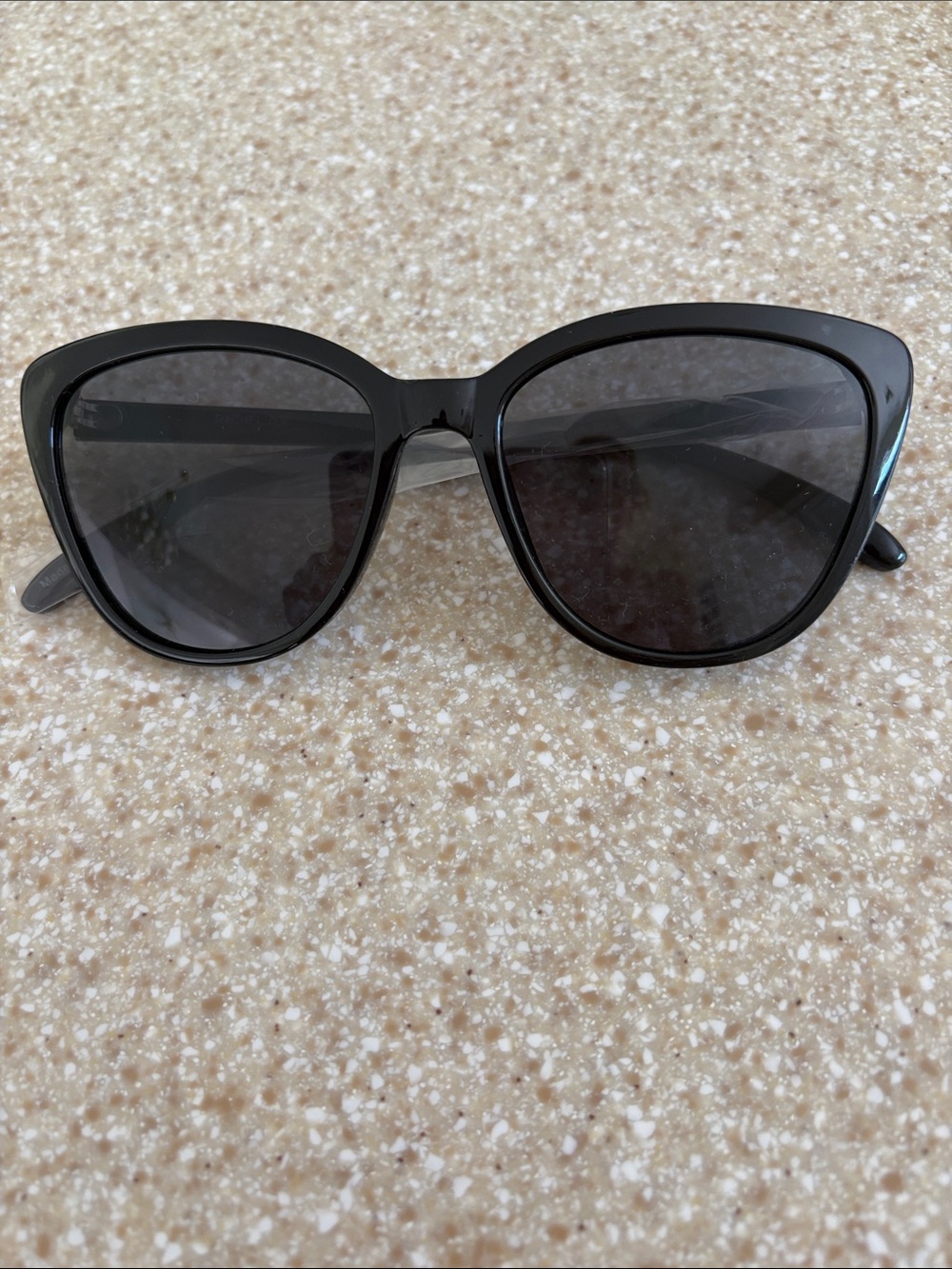 Rachel Zoe Nina Cat Eye Black Frame Sunglasses